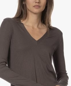 Neeve The Celeste Lyocell En Katoenen Longsleeve - Intense Brown -JAMES PERSE WINKEL 230803 5c0076a6 135a 455f 97ca 91e7a39e28ca