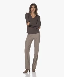 Neeve The Celeste Lyocell En Katoenen Longsleeve - Intense Brown -JAMES PERSE WINKEL 230803 6c4222b7 6d52 40ef a2bd 5a91f723ddd5