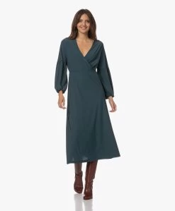 No Man'S Land Tech Jersey Overslagjurk - Bottle Green -JAMES PERSE WINKEL 230803 9421ed9e 5e90 45b6 964b 594dbfa63957