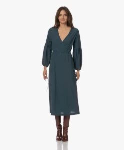 No Man'S Land Tech Jersey Overslagjurk - Bottle Green -JAMES PERSE WINKEL 230803 9b9e0426 cc4f 456e b1bd 2d661177b55f