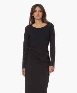 Japantky Moriko Travel Jersey Jurk - Diepzwart -JAMES PERSE WINKEL 230803 f2c2402a df04 4566 8477 4e135ee63472