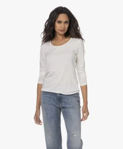 Lasalle Lyocell Jersey Longsleeve - Panna -JAMES PERSE WINKEL 230808 1e70f6e1 df8c 4c3b 8ef9 e524ddb1f5a0