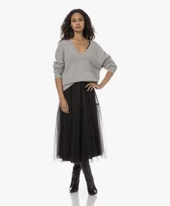 No Man'S Land Tulen Midi Rok - Zwart -JAMES PERSE WINKEL 230808 890c04ab 8979 437a 9105 9cd69d59a31e