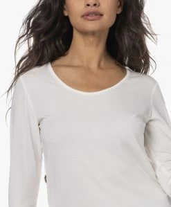 Lasalle Lyocell Jersey Longsleeve - Panna -JAMES PERSE WINKEL 230808 a11627f9 7f8e 4833 bc12 4a75329a0bae