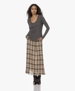 Diega Jabo Geruite Maxi Rok - Multi Bruin -JAMES PERSE WINKEL 230808 ac6c1eef 9f4d 4bbb 90db c32561fb2a23