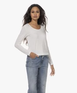 Lasalle Lyocell Jersey Longsleeve - Panna -JAMES PERSE WINKEL 230808 c57e2651 ee0e 40fc 9472 1955bcf0d055