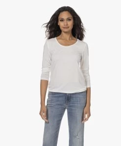 Lasalle Lyocell Jersey Longsleeve - Panna -JAMES PERSE WINKEL 230808 de5aeae7 882e 454d a753 d2d31792951c