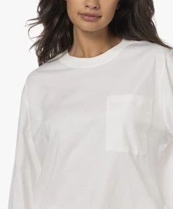 By Malene Birger Fayeh Longsleeve Met Wijde Mouwen - Soft White -JAMES PERSE WINKEL 230809 1e318d20 ba1d 4529 aee8 f1b161068021