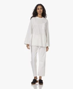 By Malene Birger Fayeh Longsleeve Met Wijde Mouwen - Soft White -JAMES PERSE WINKEL 230809 3bcc015b b26f 4c74 acba 9df606b01cce