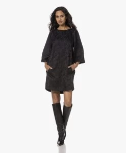 By-Bar Sadie Jaquard Jurk Met Flared Mouwen - Zwart -JAMES PERSE WINKEL 230809 4b61b7ac f3cb 4004 be1b 708ee8ef6b20