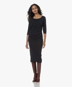 Japantky Moriko Travel Jersey Jurk - Zwartblauw -JAMES PERSE WINKEL 230809 517d1e8a 5fe2 45c8 895d fd7e28cb679a
