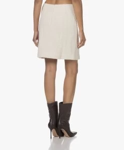 No Man'S Land Rechte Bouclé Rok - Crème -JAMES PERSE WINKEL 230809 5bdbbf32 64ea 4fbb 9c0c 09065be9b543