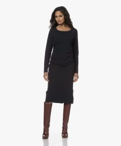 Japantky Moriko Travel Jersey Jurk - Zwartblauw -JAMES PERSE WINKEL 230809 72a381ec eb8f 4886 b12a 819a870b4f2a
