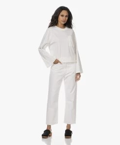 By Malene Birger Fayeh Longsleeve Met Wijde Mouwen - Soft White -JAMES PERSE WINKEL 230809 95b5f380 bb59 4039 a515 6debc87c2353