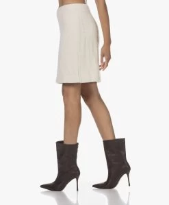 No Man'S Land Rechte Bouclé Rok - Crème -JAMES PERSE WINKEL 230809 bed65a08 bae0 42fd 86d2 02b8a8881acd