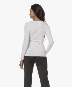 Wolford Henley Modal Longsleeve - Wit -JAMES PERSE WINKEL 230810 edeb3609 6da6 45c0 8d2b b958aef68d94