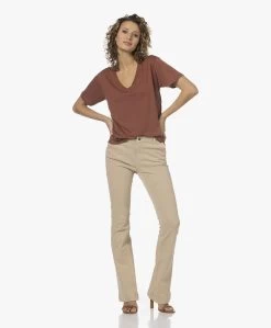 By-Bar Lilly Tencelmix V-Hals T-Shirt - Bricks -JAMES PERSE WINKEL 231603 a82d2af6 781f 4702 9dae c20a0a9159c4