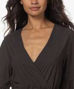 No Man'S Land Tech Jersey Overslagjurk - Dark Mocha -JAMES PERSE WINKEL 2e9ea17a 1b99 4f65 9c6e b6ac7c56c8e2 75