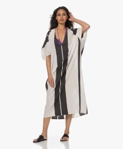 Su Paris Lida Gestreepte Herringbone Kaftan - Zwart -JAMES PERSE WINKEL 30763fbb 0c51 417a a702 b516c93c1a68 44