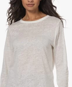 Neeve The Celine Linnen Longsleeve - Off-White -JAMES PERSE WINKEL 31c677cb 3e6e 4909 9f80 cbacf6f5f398 199
