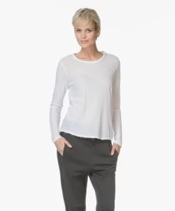James Perse Longsleeve In Extrafijne Jersey - Wit -JAMES PERSE WINKEL 4.jpg James Perse Longsleeve in Extrafijne Jersey Wit 01