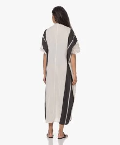 Su Paris Lida Gestreepte Herringbone Kaftan - Zwart -JAMES PERSE WINKEL 41d2d128 0aa4 4147 94a1 34676c42e1ee 15