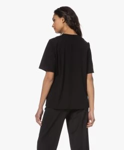 Closed Bio Katoenen Loose-Fit T-Shirt - Zwart -JAMES PERSE WINKEL 83405 83447 83470 74040.CR3 9758709a bd4e 4c7e a318 03ed57a0fc6b