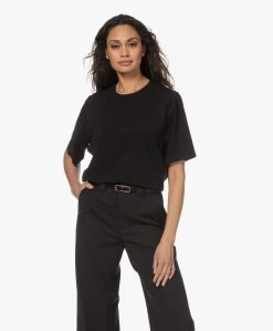 Closed Bio Katoenen Loose-Fit T-Shirt - Zwart -JAMES PERSE WINKEL 83405 83447 83470 83394 74043.CR3 f02c6894 0fef 4b31 8728 a5bd657b2d71