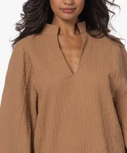 By Malene Birger Lomalia Gesmokte Jurk - Tobacco Brown -JAMES PERSE WINKEL ef8d5415 94df 4e22 bc74 feabf02efda5 110