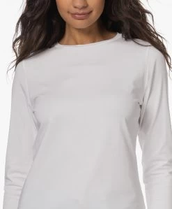 No Man'S Land Katoenen R-Hals Longsleeve - Wit -JAMES PERSE WINKEL f019687a f835 4742 b5d9 42baa6ef59ac 171