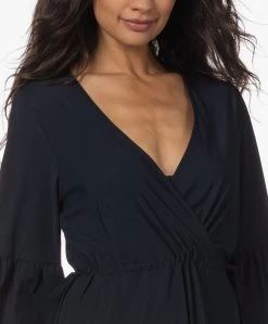 No Man'S Land Tech Jersey Overslagjurk - Dark Sapphire -JAMES PERSE WINKEL f5001f71 9280 4121 a55e d6c5f6c92b0c 73